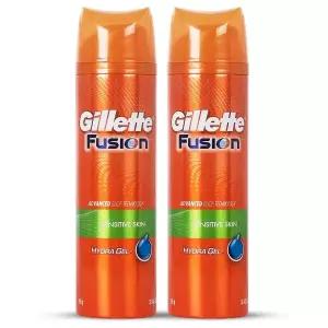 질레트 퓨전 하이드라 센서티브 스킨 쉐이빙젤 200ml(195g) 2개