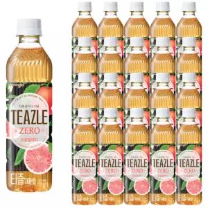 웅진 티즐 제로 자몽블랙티 500ml x 20개
