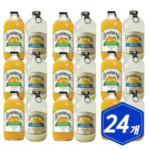 분다버그 트로피칼 망고 375ml x 12개 트레디셔널 레몬에이드 375ml x 12개 회사 사무실 스파클링 음료수