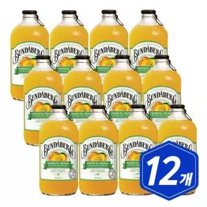 분다버그 트로피칼 망고 375ml x 12개 회사 사무실 스파클링 음료수