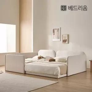 금성침대 베드리움 라온 저상형 침대 SS+Q 올인원 패키지 (침대+헤드+측면가드+안전가드+풋가드+릴렉서 허