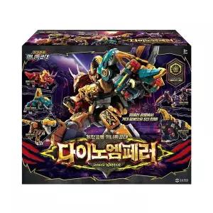 최강공룡 미니특공대 다이노엠페러 5단합체 로봇 티라노 소드 트리케 디메트로 프테라 브라키오