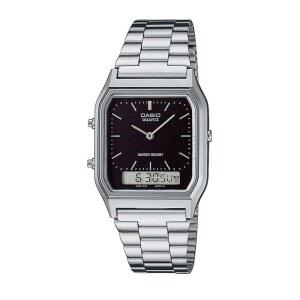 CASIO AQ230A-1 남성용 아나 디지 손목시계, 듀얼 타임