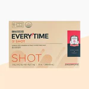정관장 홍삼정 에브리타임 샷 20ml x 20병 x 1박스 부모님선물 직장인선물 데일리홍삼