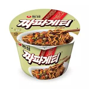 컵라면 큰사발 농심 짜파게티 123g 16개