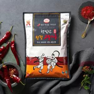 25년 (국산) 세척 태양초 청결 햇 고춧가루 1kg (김치용 보통맛), 1개, 1L 식사 정식 식사 즉석요리 식사