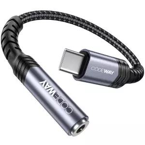 코드웨이 usb c타입 to 3.5 이어폰 듀얼 젠더