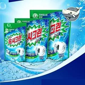 고품질 옥시크린 삶은듯 백탁세제 1kg 2개 집안청소 희옷표백제 세탁기표백제 하얗고깨끗하게 WFGXEF3
