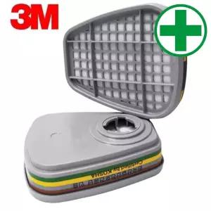 방독정화통 3M-6006K (복합가스용-2ea/1조) 마스크 방독면 호흡보호구 필터식 방진 방독