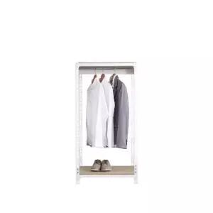 스피드랙 DIY 조립식 시스템행거 드레스룸 옷걸이행거 2단 행거봉1 400 x 400 x 900