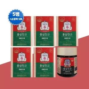 [정관장] 정관장 홍삼진고 100g x 5병 +쇼핑백동봉 홍삼진액 홍삼농축액 떠먹는홍삼 엑기스 부모님선물