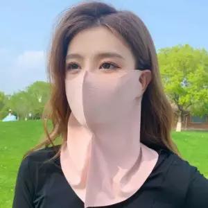 효과적인 자외선차단을 위한 3D아이스실크 넥페이스가드 골프 낚시 운전 등산 야외활동 마스크