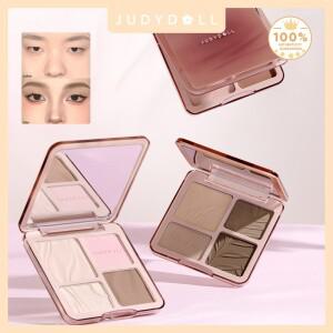 Judydoll 하이라이터 & 컨투어 팔레트 매트 쉬머 스컬프트 디파인 내추럴 피니시 코 턱라인 초보자