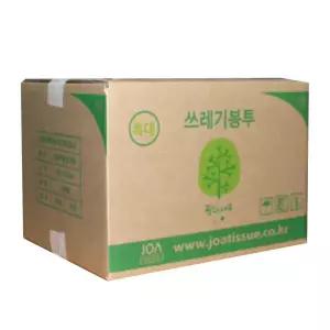 쓰레기 봉투 배접 특대 300장/90-110 /흰색