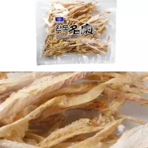 완도건어물 국내산 황태채 300g 북어채 주전부리 육포 안주 포차 쥐포 간식