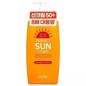 터치미 퍼펙트 대용량 톤업 선크림 썬크림 500ml 1개 (SPF50+ PA++++)