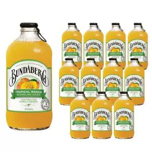 분다버그 트로피칼 대용량 온가족 음료 망고 드링크 375ml 12개