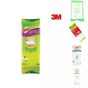 3M 정전기 청소포 표준형 60매입/부직포/점착식/청소용/정전기포/청소/먼지/티슈/먼지포/청소기/