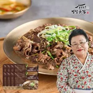 정성곳간 강순의 명인의 국내산 버섯파불고기 300g 8팩