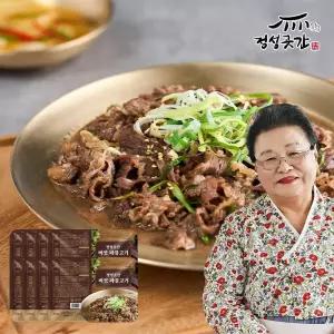 정성곳간 강순의 명인의 국내산 버섯파불고기 300g 8팩