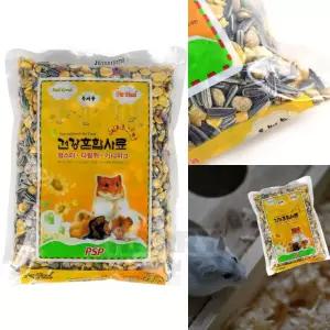 HARRY 스페셜 건강 혼합사료 햄스터 다람쥐 기니피그 600G 맛있는견과류 영양사료 영양공급