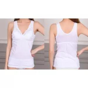 통기성 땀흡수 여성미 UP 노몰드 브라런닝 캐미솔나시 란제리속옷 노와이어러닝 엄마선물