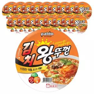 팔도 김치왕뚜껑 110g 18개