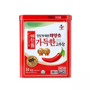 해찬들 태양초 가득한 고추장14kg