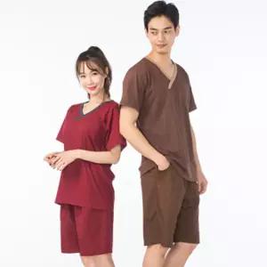 편안한 찜질복 세트 기능성 남성 상하의 사우나옷 찜질복세트