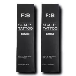 포뷰트 두피 타투 정수리 헤어라인 커버 블랙 15g 2개