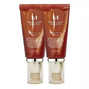 미샤 M 퍼펙트 커버 비비크림 50ml 21호 x 2개