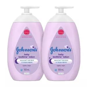 존슨즈베이비 바디로션 500ml, 베드타임, 2개