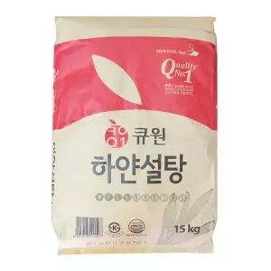 웰베이킹 대용량 큐원 하얀설탕 15kg (백설탕)