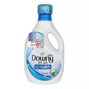 (1.9L) 다우니 세탁세제 냄새딥클린 프레시클린/빨레/의류/바지/상의/속옷/이불/침구/베개/가정용