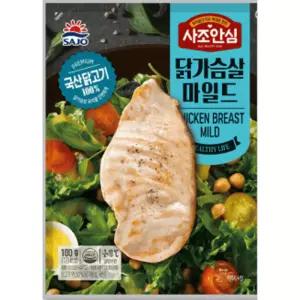 대림 사조안심 닭가슴살 마일드 100g 10개
