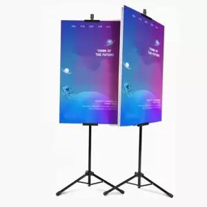 입간판 거치대 실내용 안내판 메뉴판 포스터 스탠드 매장 디스플레이 삼각대 튼튼한 미끄럼 게시판