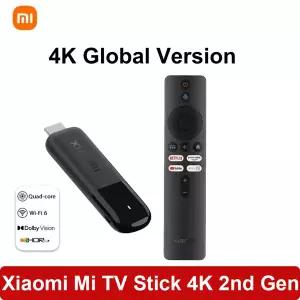 호환 샤오미 TV 스틱 4K 2세대 2025 글로벌 버전 구글 TV 스마트 HDR 2GB 램 8GB 롬 블루투스 5.2 미니 동