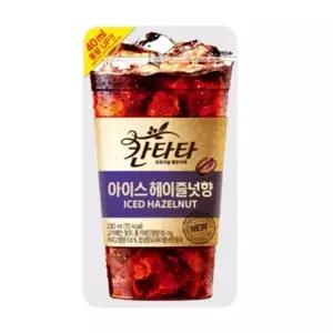 [롯데칠성음료] 칸타타 아이스 헤이즐넛 230ml 파우치 50입..