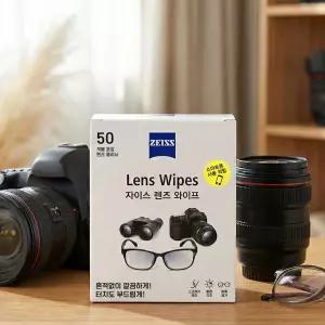 ZEISS 자이스 렌즈 와이프 일회용 카메라 클리너 액정 청소 안경 닦이 50매