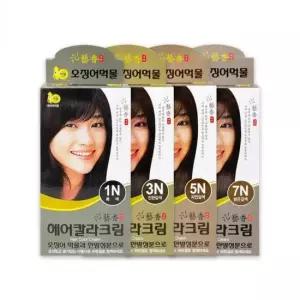 먹물 염색 새치 커버 새치염색 흰머리 염모제 머리 멋내기 머리염색 멋내기염색
