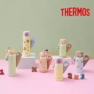 [써모스]써모스 마이 디자인 보틀 스트랩+원터치 타입 시즌2 350ml JOI-351K