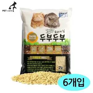 [하프클럽/오티마트]테비 두부두부 고양이모래 오리지날 7L 6개입 1박스