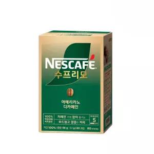 네스카페 수프리모 디카페인 80입 1개