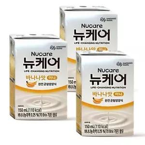 [하프클럽/기타]뉴케어 바나나맛 미니 150ml 24팩 식사대용 간편식 균형영양식 D