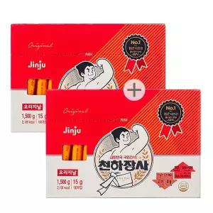 진주햄 천하장사 1500g x2 (15gx200개) 간식 소세지