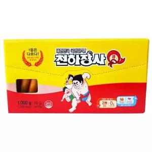진주 천하장사Q 1000g(10gx100개입) /간식 소시지