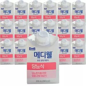 메디웰 당뇨식 200ml 30팩 균형영양식 식사대용 선물용 어르신간식 고단백 식이섬유