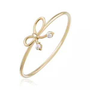 14K GOLD 리본 포인트 실 금 반지14K 골드 로즈 손가락 검지 엄지 애끼 마디 여자 여성 선물 데일리 기본