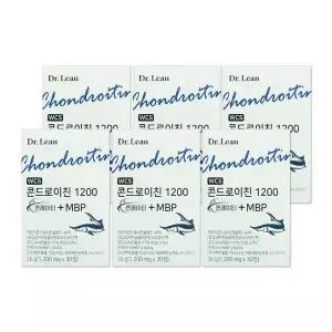 [셀러허브]닥터린 콘드로이친 1200 콘레이티 + MBP 1200mg 30정 6개/mjc (S41991924)