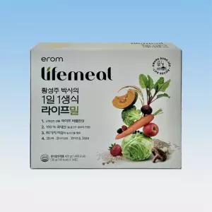 이롬 황성주 1일1생식 라이프밀 식이섬유 아침 간편식 30g 14포 1박스